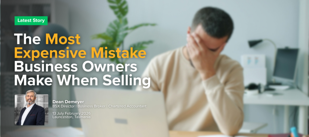 Business valuation discussion between a broker and business owner about pricing a business for sale based on market value.